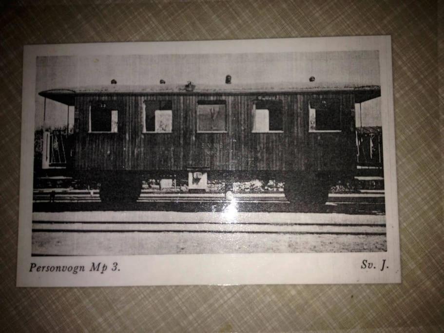 Fjordhytten. Rebuild Train Wagon From 1937. Apartment โอเดนเซ ภายนอก รูปภาพ